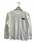 NIKEナイキ）の古着「90s ロングスリーブカットソー」｜ホワイト