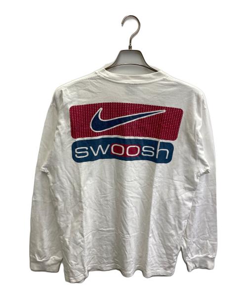 NIKE（ナイキ）NIKE (ナイキ) 90s ロングスリーブカットソー ホワイト サイズ:Mの古着・服飾アイテム