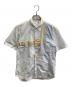 COMME des GARCONS SHIRT（コムデギャルソンシャツ）の古着「パッチワークシャツ」｜ブルー