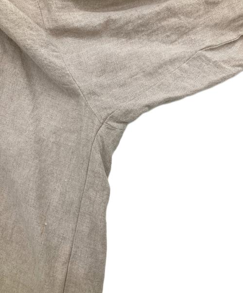 Plage（プラージュ）Plage (プラージュ) セーラーカラーリネンブラウス ベージュ サイズ:不明の古着・服飾アイテム