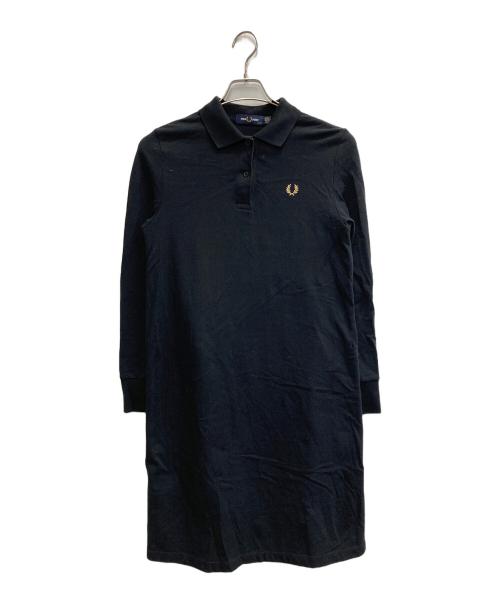 FRED PERRY（フレッドペリー）FRED PERRY (フレッドペリー) Tartan Panel Pique Dress ブラック サイズ:10の古着・服飾アイテム