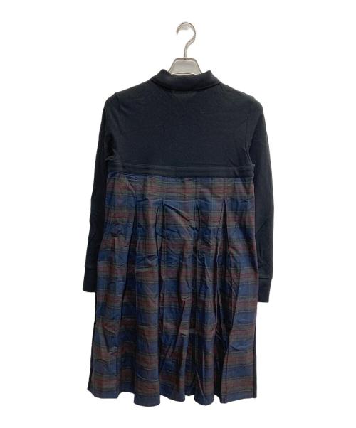 FRED PERRY（フレッドペリー）FRED PERRY (フレッドペリー) Tartan Panel Pique Dress ブラック サイズ:10の古着・服飾アイテム