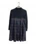 FRED PERRY (フレッドペリー) Tartan Panel Pique Dress ブラック サイズ:10：7000円