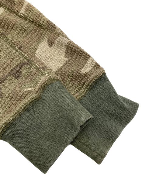RRL（ダブルアールエル）RRL (ダブルアールエル) カモ柄サーマルカットソー カーキ サイズ:XSの古着・服飾アイテム
