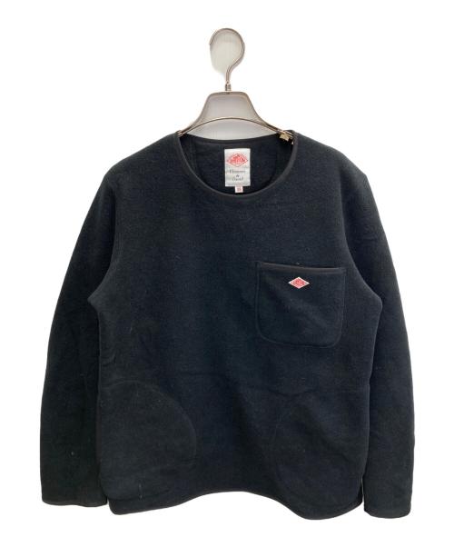 DANTON（ダントン）DANTON (ダントン) プルオーバー クルーネック セーター ブラック サイズ:38の古着・服飾アイテム