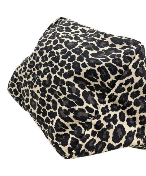 Herve Chapelier（エルベシャプリエ）Herve Chapelier (エルベシャプリエ) レオパード舟形トートバッグ ブラック×ベージュ（パンサー）の古着・服飾アイテム