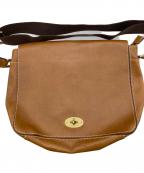 MULBERRYマルベリー）の古着「フラップショルダーバッグ」｜ブラウン