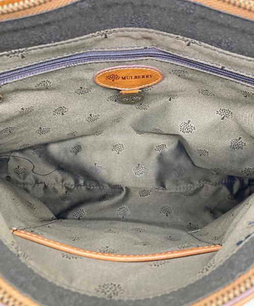 MULBERRY（マルベリー）MULBERRY (マルベリー) フラップショルダーバッグ ブラウンの古着・服飾アイテム