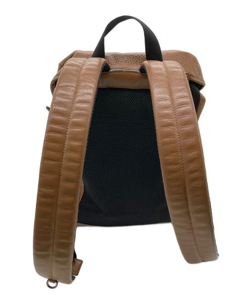 COACH（コーチ）COACH (コーチ) ヘンリーレザーフラップリュック ブラウンの古着・服飾アイテム