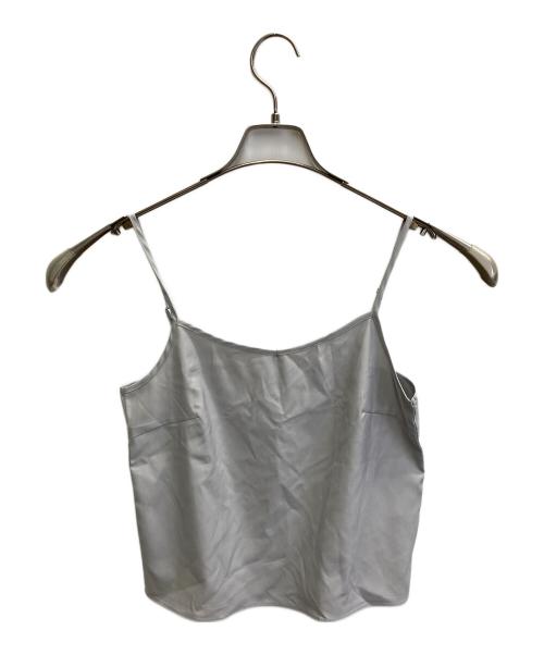 Snidel（スナイデル）Snidel (スナイデル) ノースリフリルブラウス ブルー サイズ:FREEの古着・服飾アイテム