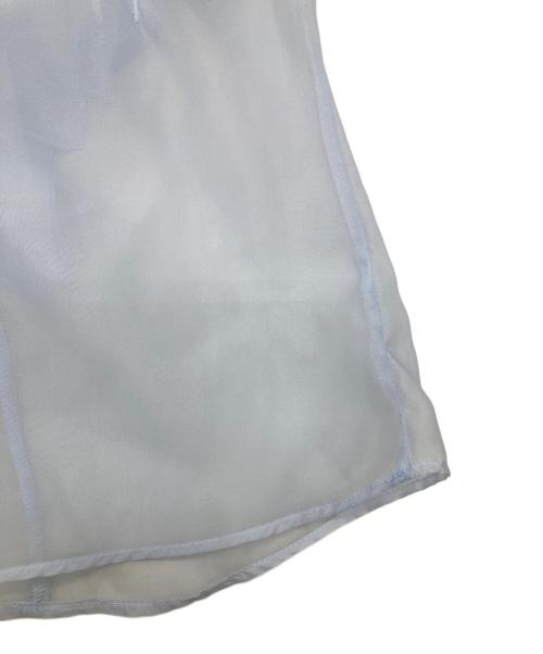 Snidel（スナイデル）Snidel (スナイデル) ノースリフリルブラウス ブルー サイズ:FREEの古着・服飾アイテム