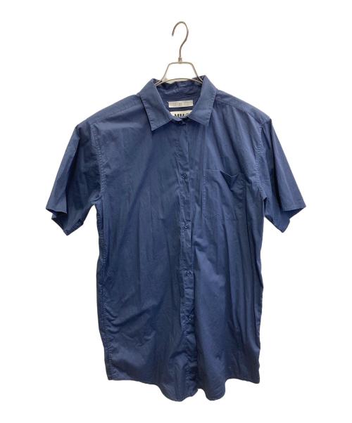 MM6 Maison Margiela（エムエムシックスメゾンマルジェラ）MM6 Maison Margiela (エムエムシックスメゾンマルジェラ) S/S Shirt ネイビー サイズ:1の古着・服飾アイテム