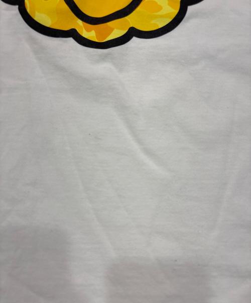 A BATHING APE（ア ベイシング エイプ）A BATHING APE (ア ベイシング エイプ) SESAME STREET (セサミストリート) プリントTシャツ ホワイト サイズ:XLの古着・服飾アイテム