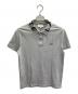 LACOSTE（ラコステ）の古着「ジャカードリブニットカラーポロシャツ」｜グレー