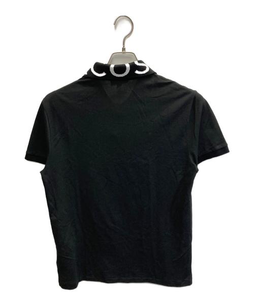LACOSTE（ラコステ）LACOSTE (ラコステ) ポロシャツ ブラック サイズ:Mの古着・服飾アイテム