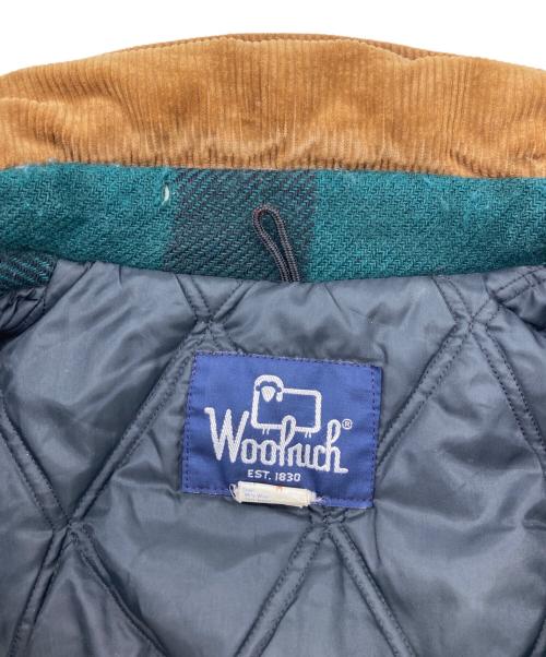 WOOLRICH（ウールリッチ）WOOLRICH (ウールリッチ) 80s バッファローチェック ブルゾン【USA製】 グリーン サイズ:Mの古着・服飾アイテム