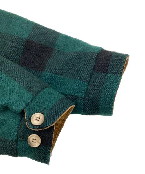 WOOLRICH（ウールリッチ）WOOLRICH (ウールリッチ) 80s バッファローチェック ブルゾン【USA製】 グリーン サイズ:Mの古着・服飾アイテム