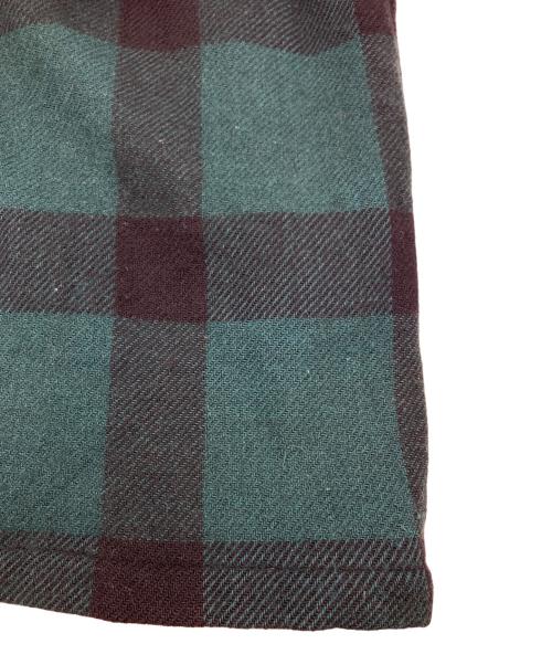 WOOLRICH（ウールリッチ）WOOLRICH (ウールリッチ) 80s バッファローチェック ブルゾン【USA製】 グリーン サイズ:Mの古着・服飾アイテム