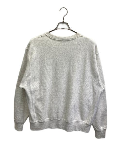 Champion REVERSE WEAVE（チャンピオン リバース ウィーブ）Champion REVERSE WEAVE (チャンピオン リバース ウィーブ) カレッジロゴ プリントスウェット グレー サイズ:Lの古着・服飾アイテム