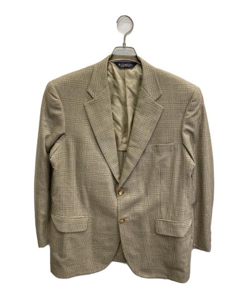 BROOKS BROTHERS（ブルックスブラザーズ）BROOKS BROTHERS (ブルックスブラザーズ) 千鳥格子柄 テーラードジャケット ブラウン サイズ:39の古着・服飾アイテム