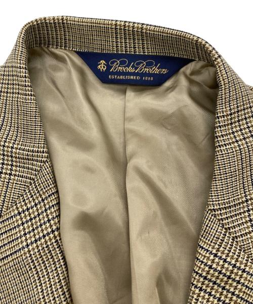 BROOKS BROTHERS（ブルックスブラザーズ）BROOKS BROTHERS (ブルックスブラザーズ) 千鳥格子柄 テーラードジャケット ブラウン サイズ:39の古着・服飾アイテム