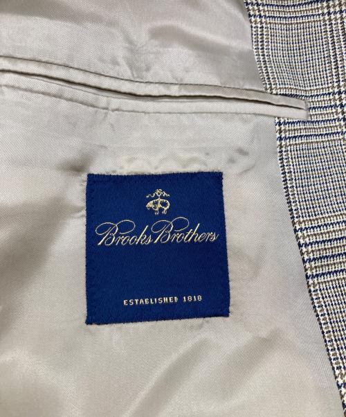 BROOKS BROTHERS（ブルックスブラザーズ）BROOKS BROTHERS (ブルックスブラザーズ) 千鳥格子柄 テーラードジャケット ブラウン サイズ:39の古着・服飾アイテム