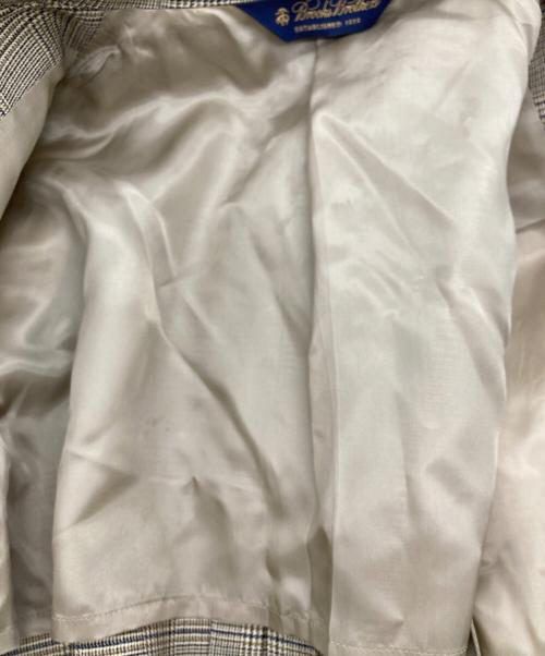 BROOKS BROTHERS（ブルックスブラザーズ）BROOKS BROTHERS (ブルックスブラザーズ) 千鳥格子柄 テーラードジャケット ブラウン サイズ:39の古着・服飾アイテム