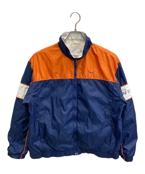 NIKE（ナイキ）NIKE (ナイキ) 00s ナイロンジャケット オレンジ×ネイビー サイズ:Lの古着・服飾アイテム