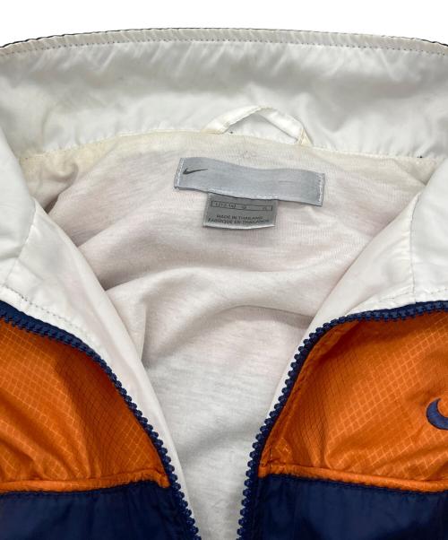NIKE（ナイキ）NIKE (ナイキ) 00s ナイロンジャケット オレンジ×ネイビー サイズ:Lの古着・服飾アイテム