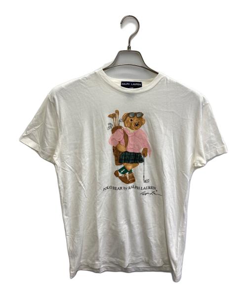 Ralph Lauren POLO SPORT（ラルフローレン ポロスポーツ）Ralph Lauren POLO SPORT (ラルフローレン ポロスポーツ) 90s POLP BEAR TEE ホワイト サイズ:Mの古着・服飾アイテム