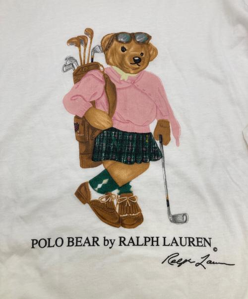Ralph Lauren POLO SPORT（ラルフローレン ポロスポーツ）Ralph Lauren POLO SPORT (ラルフローレン ポロスポーツ) 90s POLP BEAR TEE ホワイト サイズ:Mの古着・服飾アイテム