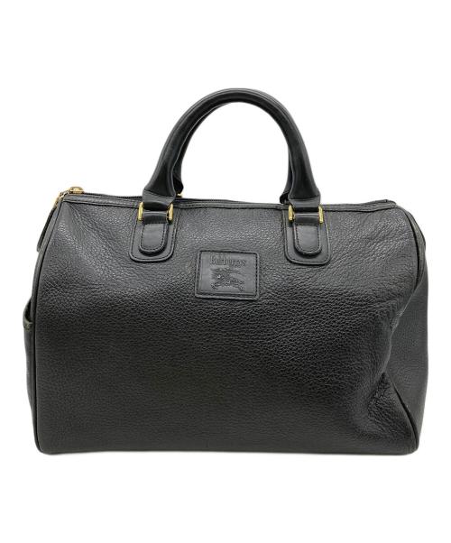 BURBERRY（バーバリー）BURBERRY (バーバリー) ノバチェックボストンバッグ ブラックの古着・服飾アイテム