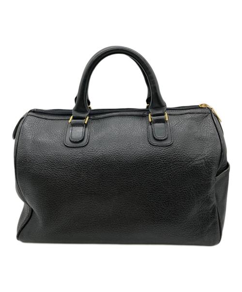 BURBERRY（バーバリー）BURBERRY (バーバリー) ノバチェックボストンバッグ ブラックの古着・服飾アイテム