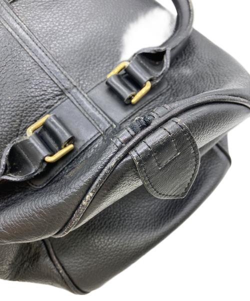 BURBERRY（バーバリー）BURBERRY (バーバリー) ノバチェックボストンバッグ ブラックの古着・服飾アイテム