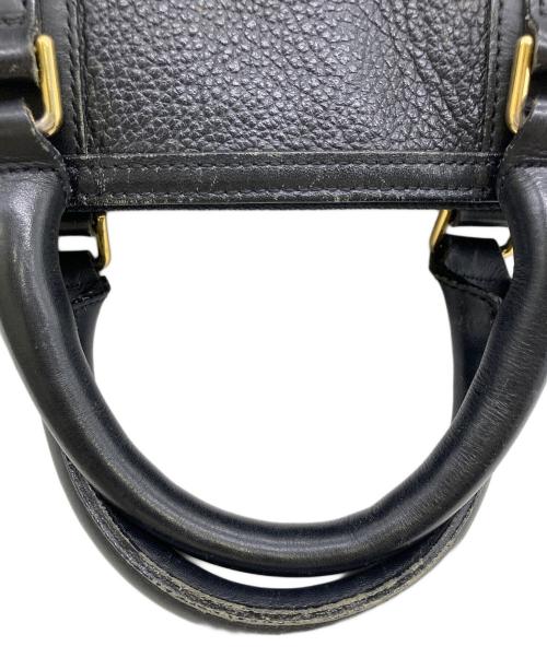 BURBERRY（バーバリー）BURBERRY (バーバリー) ノバチェックボストンバッグ ブラックの古着・服飾アイテム