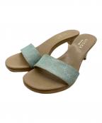 GUCCIグッチ）の古着「サンダル」｜ベージュ×ブルー