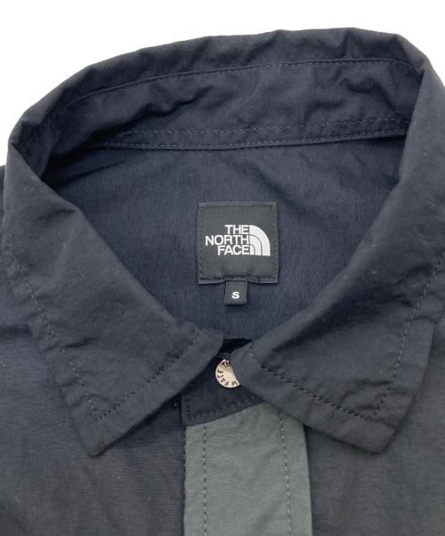 THE NORTH FACE（ザ ノース フェイス）THE NORTH FACE (ザ ノース フェイス) ショートスリーブヌプシシャツ ブラック×グレー サイズ:Sの古着・服飾アイテム