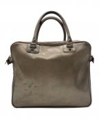 Y'sワイズ）の古着「オールド ハンドバッグ」｜グレージュ