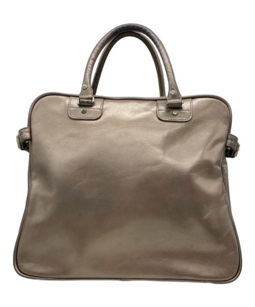 Y's（ワイズ）Y's (ワイズ) オールド ハンドバッグ グレージュの古着・服飾アイテム