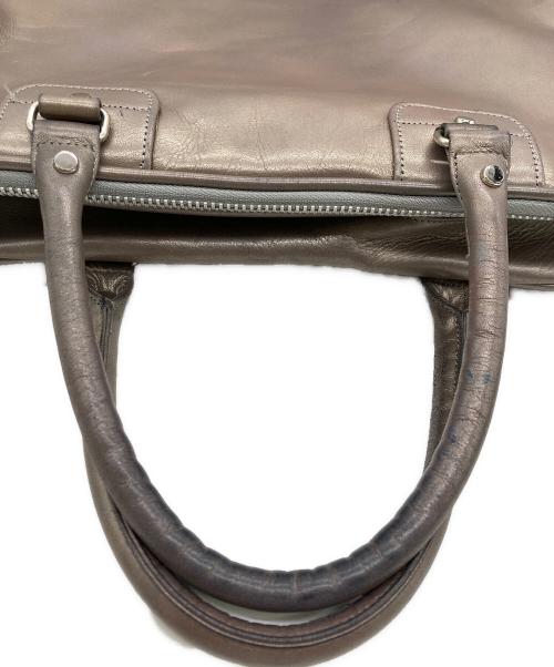 Y's（ワイズ）Y's (ワイズ) オールド ハンドバッグ グレージュの古着・服飾アイテム