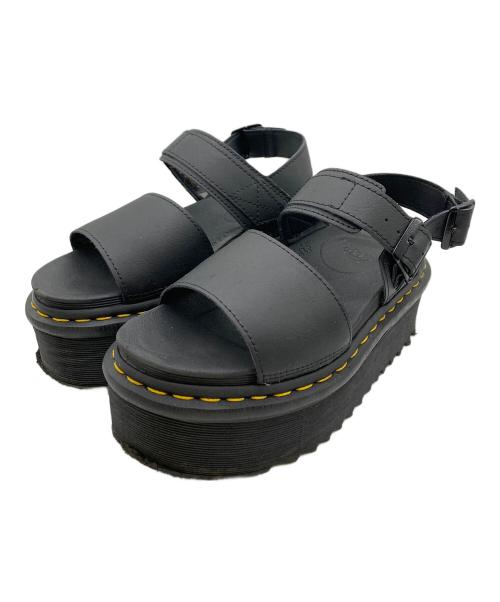 Dr.Martens（ドクターマーチン）Dr.Martens (ドクターマーチン) アンクルストラップサンダル ブラック サイズ:37の古着・服飾アイテム