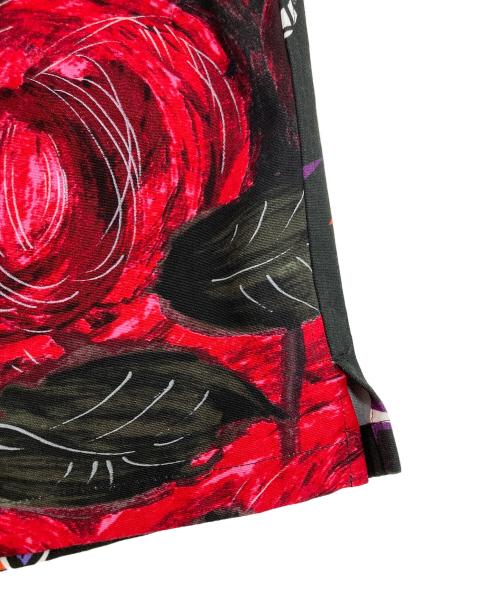 PRADA（プラダ）PRADA (プラダ) 総柄 オープンカラーシャツ ブラック サイズ:Mの古着・服飾アイテム