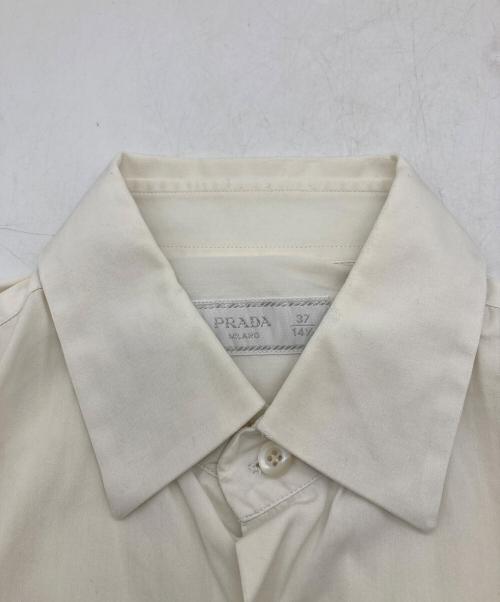PRADA（プラダ）PRADA (プラダ) ドレスシャツ ホワイト サイズ:37の古着・服飾アイテム