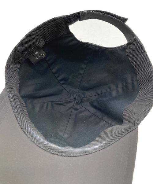 PRADA（プラダ）PRADA (プラダ) ベースボールキャップ ブラック サイズ:Mの古着・服飾アイテム
