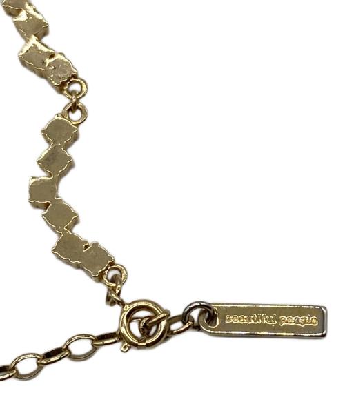 beautiful people（ビューティフルピープル）beautiful people (ビューティフルピープル) カラーグラススターダスト ネックレス パープルの古着・服飾アイテム