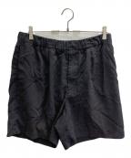 Bshopビショップ）の古着「078 CITE ワイドイージーショートパンツ」｜ブラック