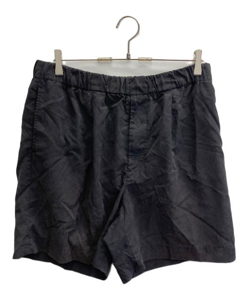 Bshop（ビショップ）Bshop (ビショップ) 078 CITE ワイドイージーショートパンツ ブラック サイズ:Lの古着・服飾アイテム