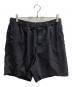 Bshop（ビショップ）の古着「078 CITE ワイドイージーショートパンツ」｜ブラック