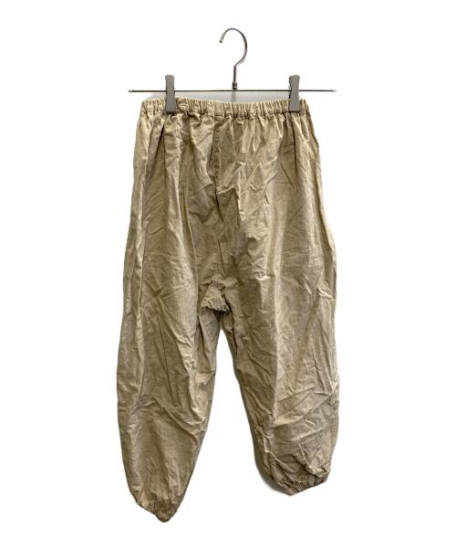 中川政七商店（ナカガワマサシチショウテン）中川政七商店 (ナカガワマサシチショウテン) コットンリネンパンツ ベージュ サイズ:Mの古着・服飾アイテム