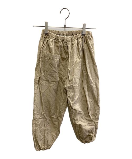 中川政七商店（ナカガワマサシチショウテン）中川政七商店 (ナカガワマサシチショウテン) コットンリネンパンツ ベージュ サイズ:Mの古着・服飾アイテム